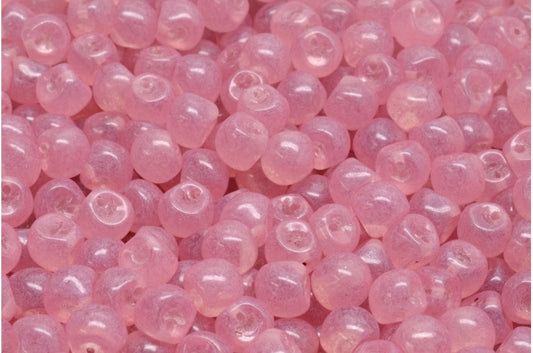 Mushroom Button Beads, Crystal 20008 (00030-20008), Glass, Czech Republic