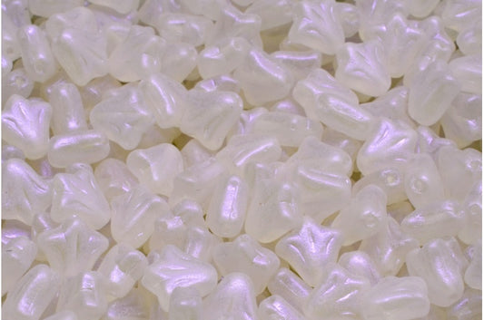 ユリの花のビーズ、クリスタル 79202 (00030-79202)、ガラス、チェコ共和国