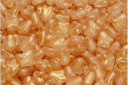 ユリの花のビーズ、クリスタル 79410 (00030-79410)、ガラス、チェコ共和国