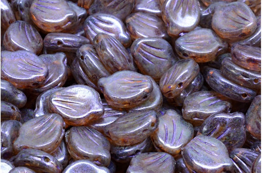 牡丹花瓣珠，水晶 65328 (00030-65328)，玻璃，捷克共和国