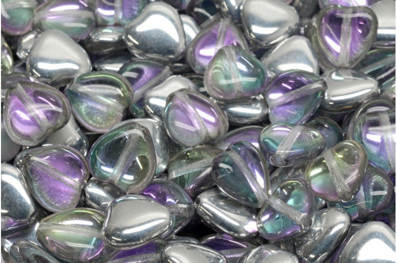 ハートビーズ、クリスタル 26536 (00030-26536)、ガラス、チェコ共和国