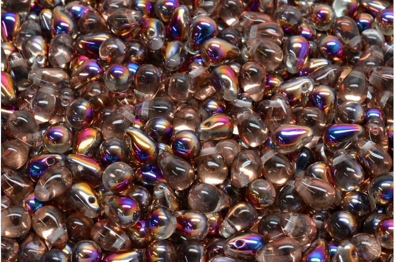 ドロップビーズ、クリスタルスリペリット（00030-29501）、ガラス、チェコ共和国