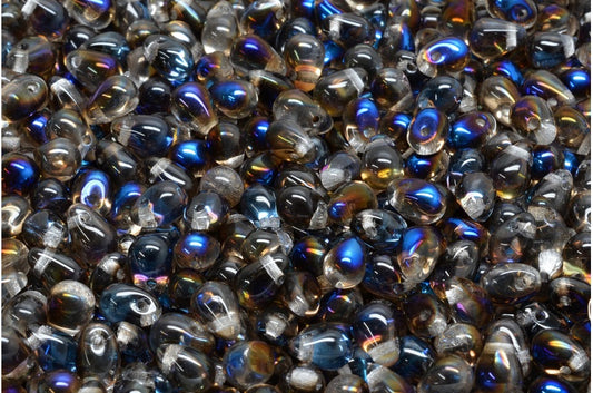 Drop Beads, Crystal 29901 (00030-29901), Glass, Czech Republic