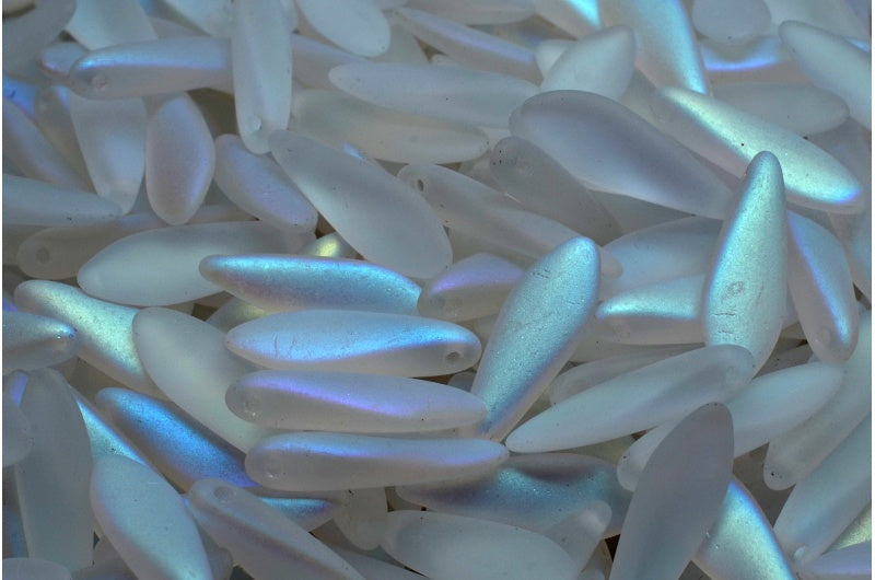 ダガービーズ、クリスタルマットAB（00030-84100-28701）、ガラス、チェコ共和国