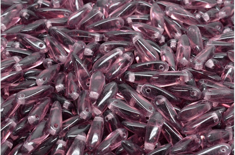 ダガービーズ、アメジスト（20060）、ガラス、チェコ共和国