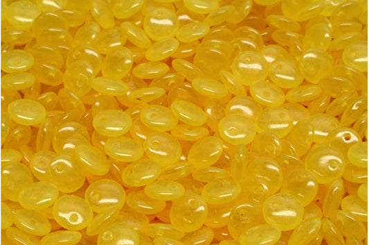 レンズ豆ビーズ、クリスタル 20047 (00030-20047)、ガラス、チェコ共和国