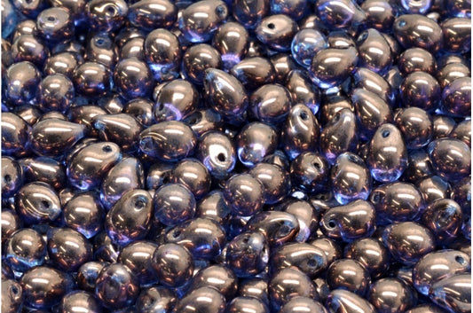 Drop Beads, Crystal Purple (00030-15726), Glass, Czech Republic