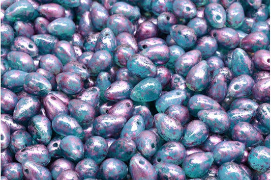 Drop Beads, M6163 94321 (M6163-94321), Glass, Czech Republic