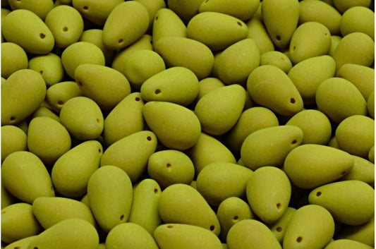 ドロップビーズ、ホワイト 29535 (02010-29535)、ガラス、チェコ共和国