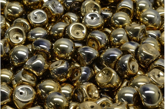 Mushroom Button Beads, Crystal 26440 (00030-26440), Glass, Czech Republic