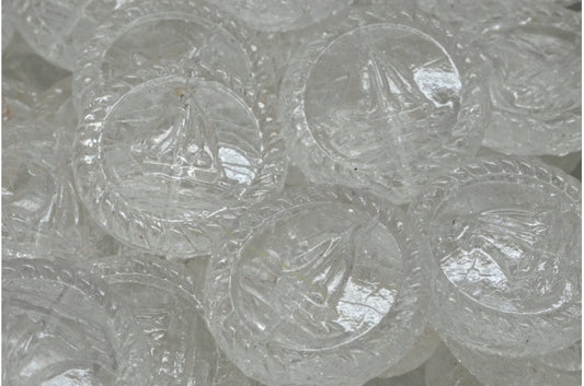 Bootsmedaillon, Kristall (00030), Glas, Tschechische Republik
