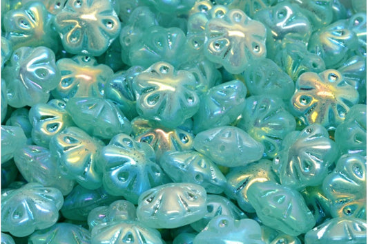 フォークロアフラワービーズ、R0613 Ab Full（2X Side）（R0613-28703）、ガラス、チェコ共和国