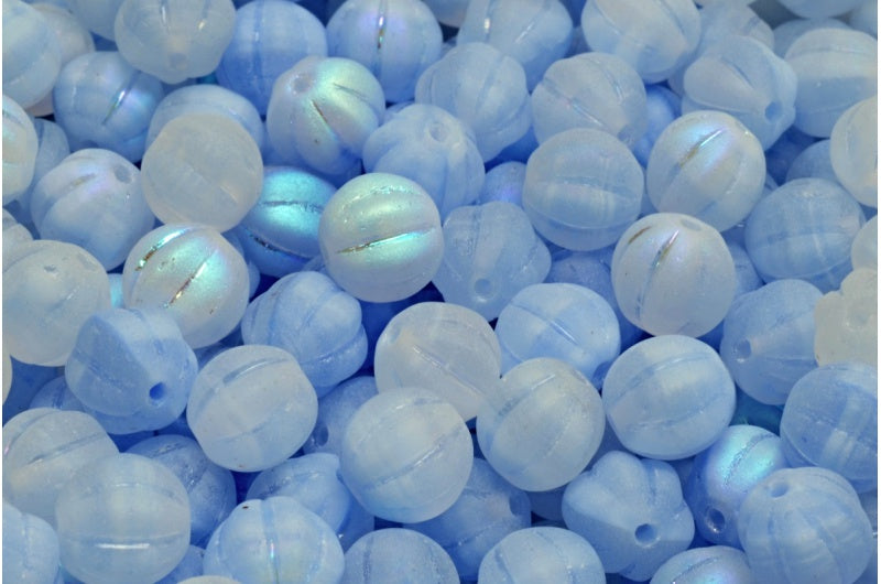 メロンビーズ、36018 マットAB（36018-84100-28701）、ガラス、チェコ共和国