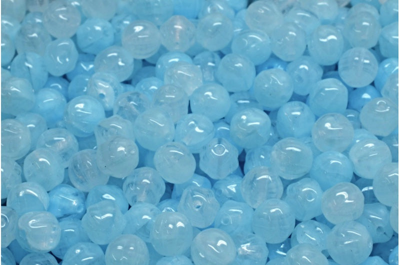 メロンビーズ、R0632 (R0632)、ガラス、チェコ共和国