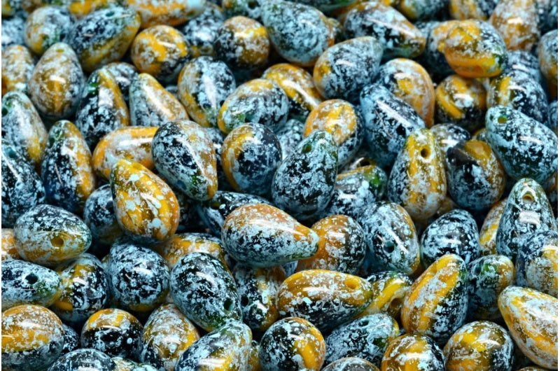 ドロップビーズ、M8168 94308 (M8168-94308)、ガラス、チェコ共和国