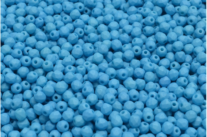 ファセット加工ビーズ ラウンド ホワイト 29576 (02010-29576)、ボヘミアクリスタルガラス、チェコ共和国