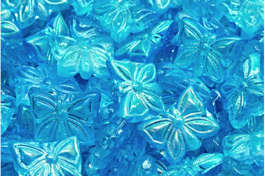 Butterfly Beads, Crystal 48112 (00030-48112), Glass, Czech Republic