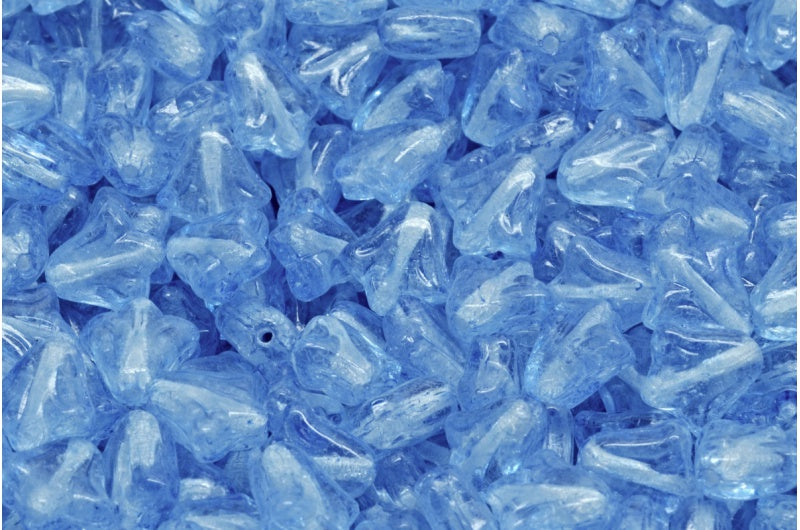 Lily Flower Beads Crystal 34307 (00030-34307), Glass, Czech Republic