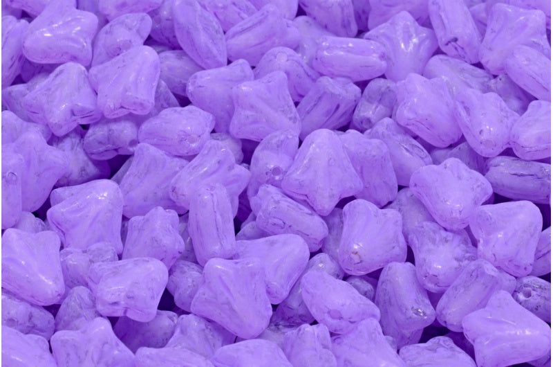 Lily Flower Beads Crystal 84306 (00030-84306), Glass, Czech Republic