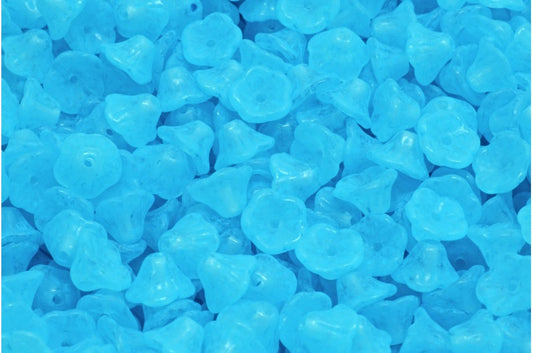 Bell Flower Cup Beads Crystal 84307 (00030-84307), Glass, Czech Republic