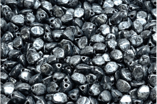 Pinch Beads Black 86700 (23980-86700), Glass, Czech Republic