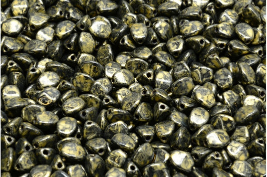 Pinch Beads Black 86720 (23980-86720), Glass, Czech Republic