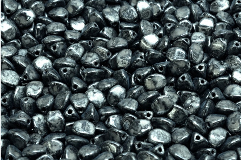 Pinch Beads Black 86790 (23980-86790), Glass, Czech Republic