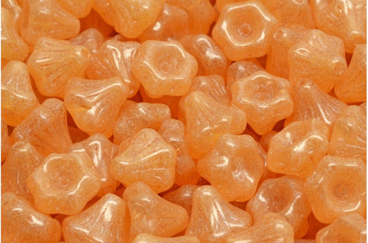 Flower Bell Beads Crystal 21080 (00030-21080), Glass, Czech Republic