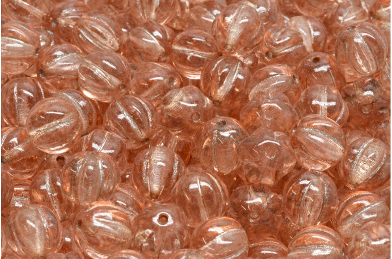 Melon Beads Crystal Silver Lined 34305 (00030-54301-34305), Glass, Czech Republic