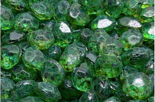 Briolette Beads Crystal Travertin 34309 (00030-86800-34309), Glass, Czech Republic