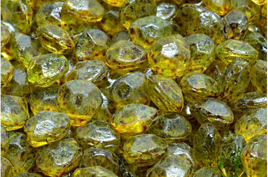 Briolette Beads Crystal Travertin 34310 (00030-86800-34310), Glass, Czech Republic