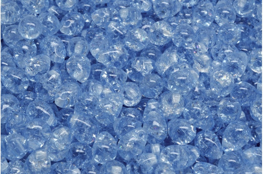 Teardrop beads, Crystal Cracked 34307 (00030-85500-34307), Glass, Czech Republic