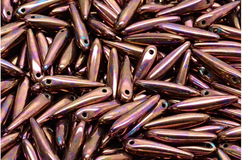 Thorn Beads Black Vega Iris (23980-15781), Glass, Czech Republic