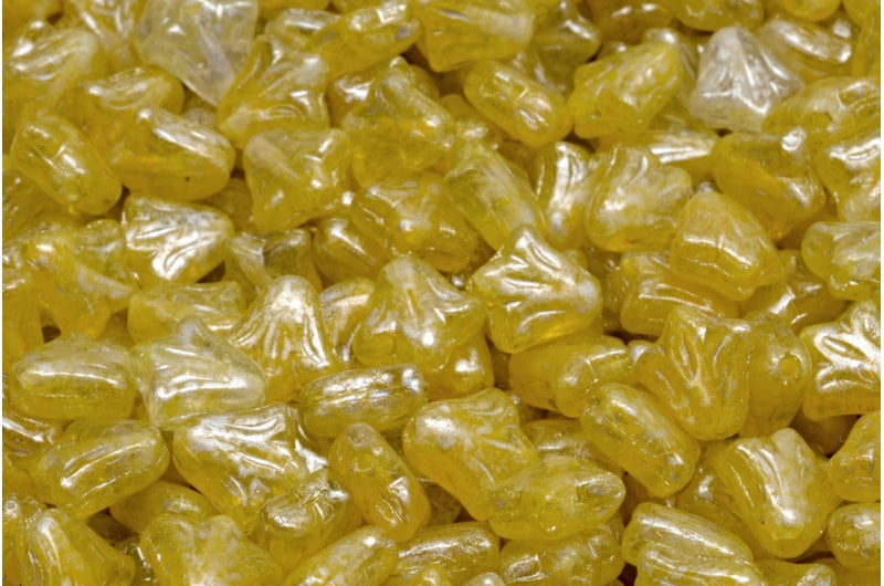 Lily Flower Beads R0911 86700 (R0911-86700), Glass, Czech Republic