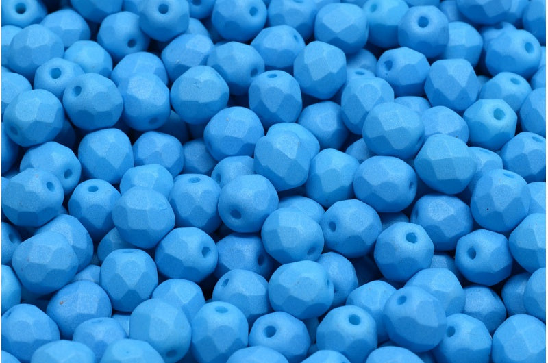 ファセット加工ビーズ ラウンド ホワイト 29576 (02010-29576)、ボヘミアクリスタルガラス、チェコ共和国