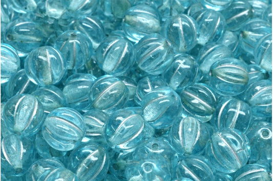 メロンビーズ、クリスタルシルバーライン 34308 (00030-54301-34308)、ガラス、チェコ共和国