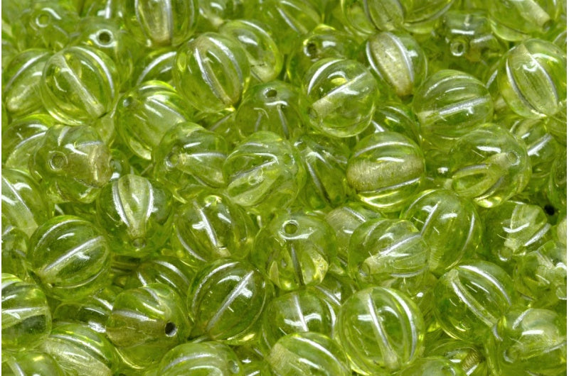 メロンビーズ、クリスタルシルバーライン 34310 (00030-54301-34310)、ガラス、チェコ共和国