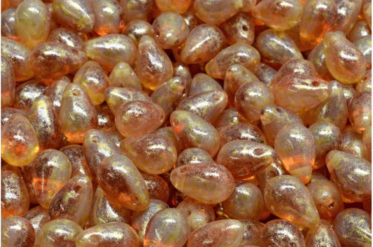 Drop Beads, Opal White 70600 34302 (01000-70600-34302), Glass, Czech Republic