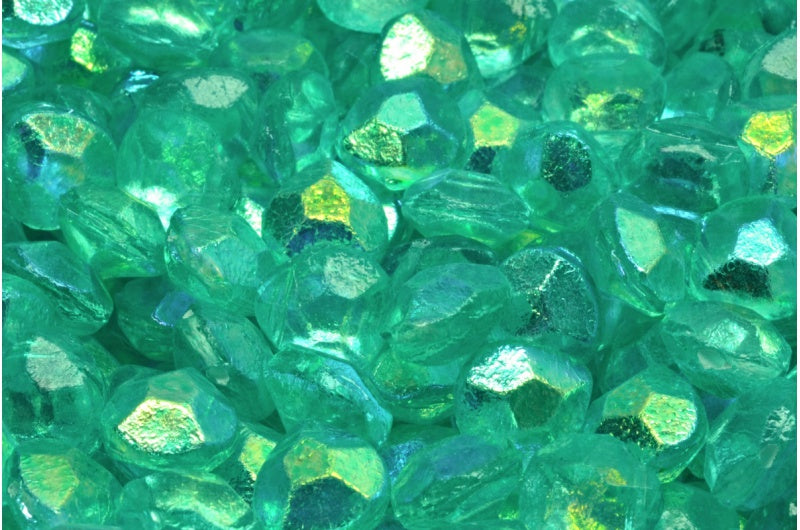 Briolette 珠子，水晶 Ab 34309 (00030-28701-34309)，玻璃，捷克共和国