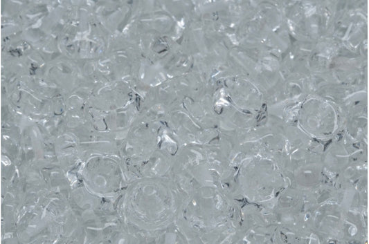 フラワーベルビーズ、クリスタル（00030）、ガラス、チェコ共和国