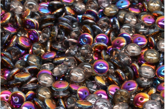 Space Disk Beads, Crystal Sliperit (00030-29501), Glass, Czech Republic