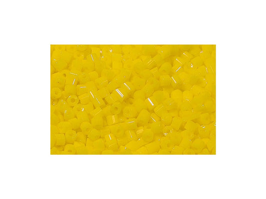 Preciosa two-cut seed beads Yellow Glass Czech Republic