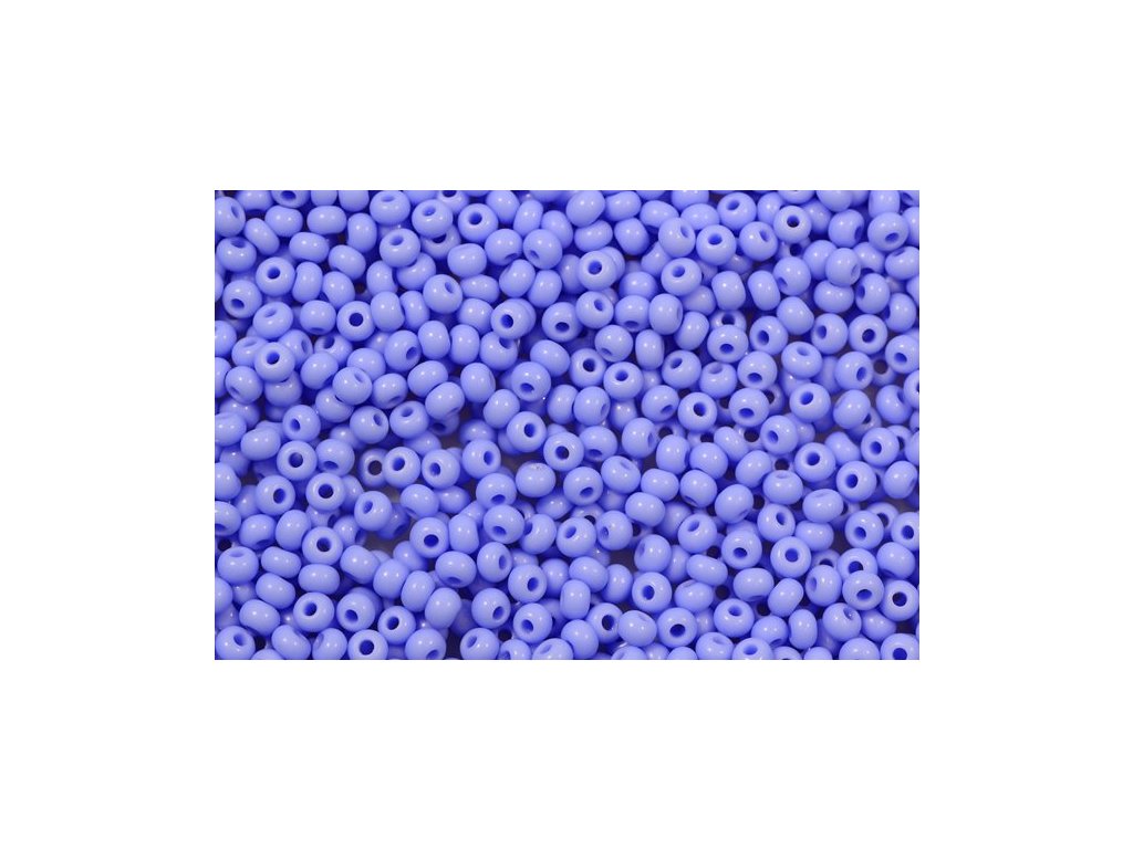 Rocailles Seed Beads Preciosa Ornela Opaque Blue Glass Czech Republic