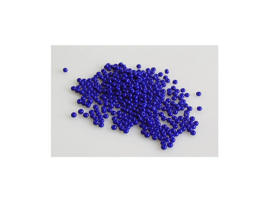 Rocailles Seed Beads Preciosa Ornela Opaque Blue Glass Czech Republic