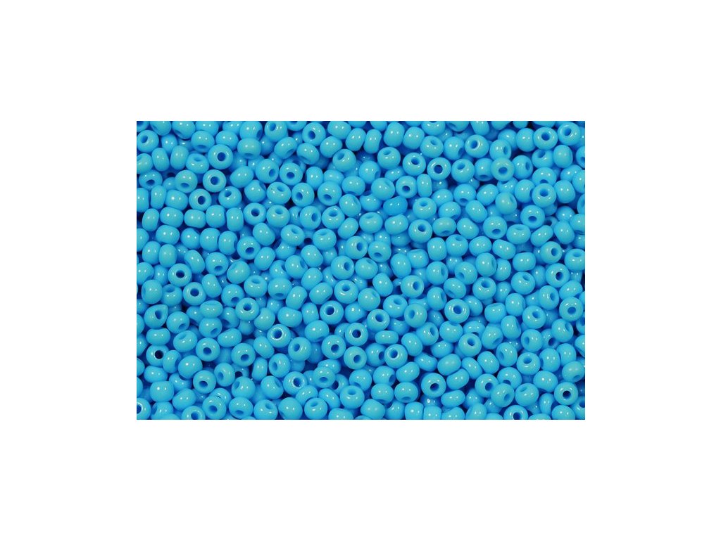 Rocailles Seed Beads Preciosa Ornela Blue Glass Czech Republic