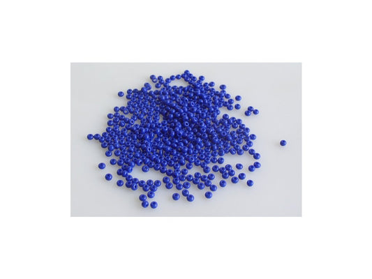 Rocailles Seed Beads Preciosa Ornela Opaque Blue Glass Czech Republic