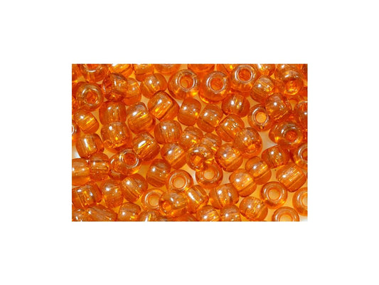 Rocailles Seed Beads Preciosa Ornela Transparent Orange Glass Czech Republic