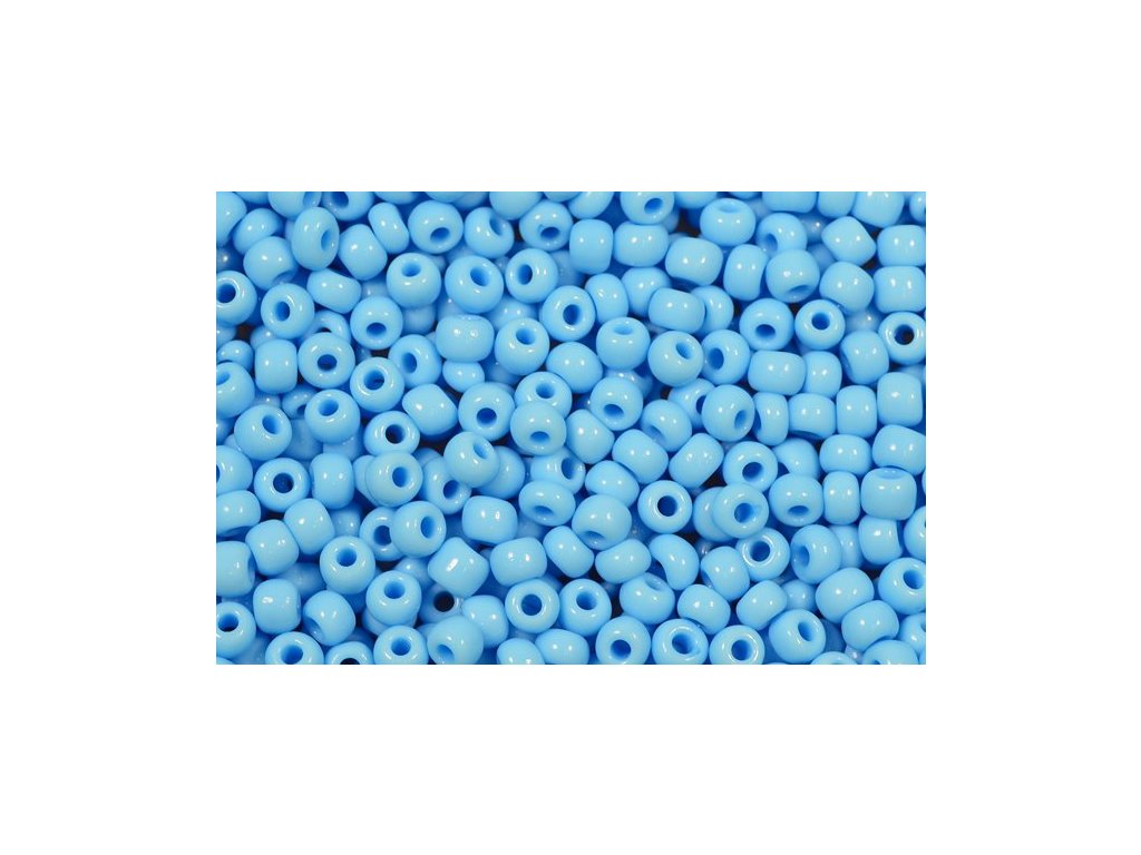 Rocailles Seed Beads Preciosa Ornela Blue Glass Czech Republic