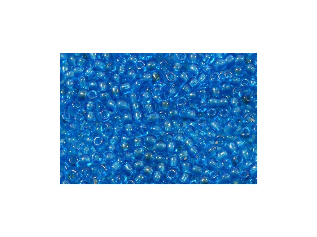 Rocailles Seed Beads Preciosa Ornela Transparent Aqua Glass Czech Republic