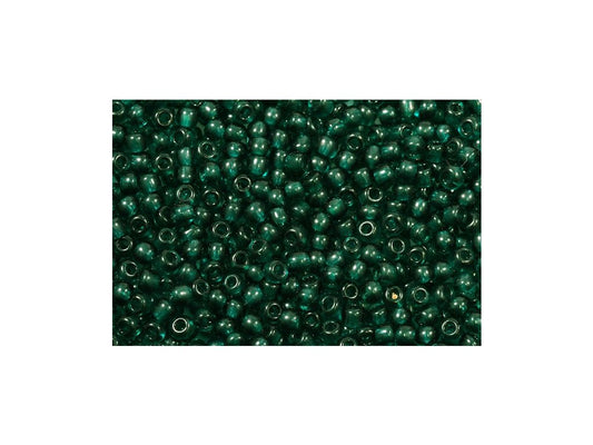 Rocailles Seed Beads Preciosa Ornela Transparent Green Glass Czech Republic